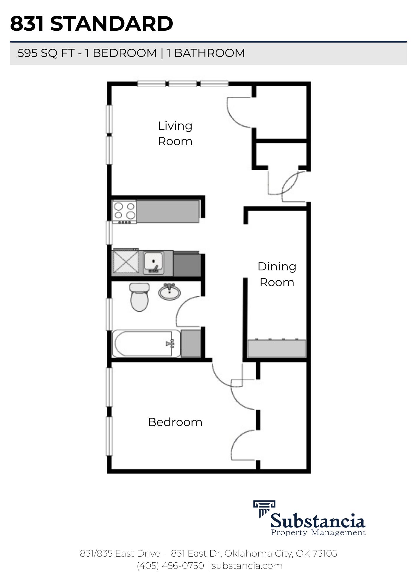 831 & 835 East Drive 831 ONE BEDROOM